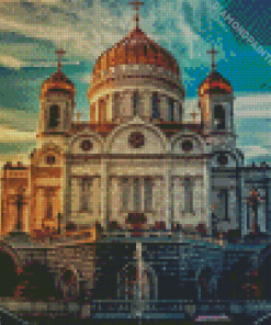 Cathedral Of Christ The Savior In Russia Diamond Painting