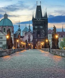 Charles Bridge Old Town Tower Prague Diamond Painting