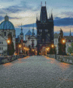 Charles Bridge Old Town Tower Prague Diamond Painting