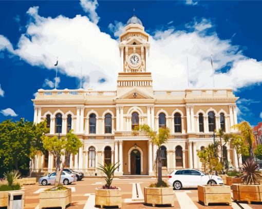 City Hall Of Port Elizabeth Diamond Painting