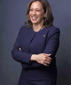 Classy Kamala Harris Smiling Diamond Painting