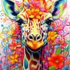 Colorful Giraffe Diamond Painting