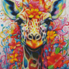 Colorful Giraffe Diamond Painting