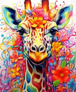 Colorful Giraffe Diamond Painting