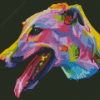 Colorful Greyhound Pop Art Diamond Painting