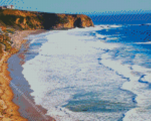 Dana Point Strands Beach Diamond Painting