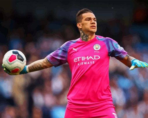 Ederson Football Player Diamond Painting