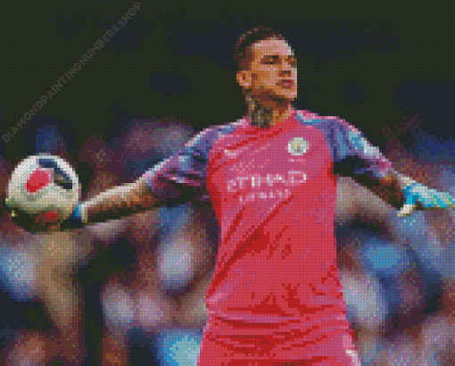 Ederson Football Player Diamond Painting