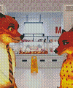 Fantastic Mr Fox Diamond Painting