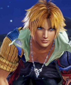 Final Fantasy Tidus Character Diamond Painting