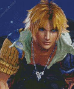 Final Fantasy Tidus Character Diamond Painting