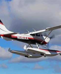 Flying Cessna 182 Skylane Diamond Painting