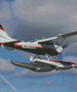 Flying Cessna 182 Skylane Diamond Painting