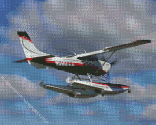 Flying Cessna 182 Skylane Diamond Painting