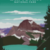 Glacier National Park Poster Diamond Painting