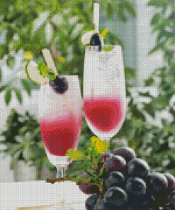 Grape Juice Diamond Painting