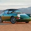 Green Vintage Porsche Diamond Painting