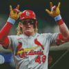 Harrison Bader Diamond Painting