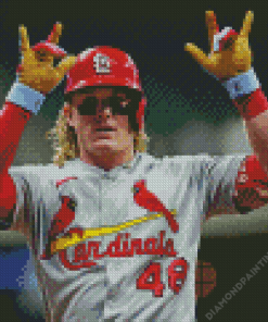 Harrison Bader Diamond Painting