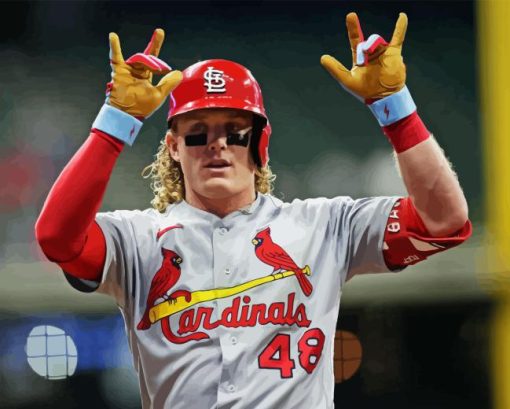 Harrison Bader Diamond Painting