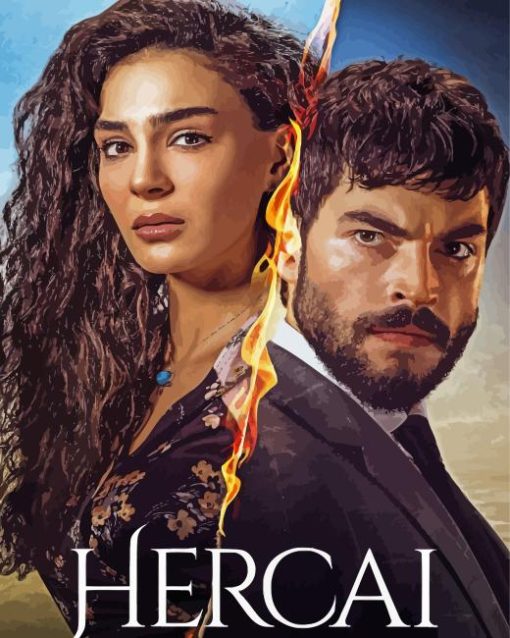 Hercai Serie Poster Diamond Painting