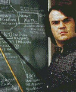 Jack Black as Dewey Diamond Painting