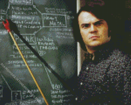 Jack Black as Dewey Diamond Painting