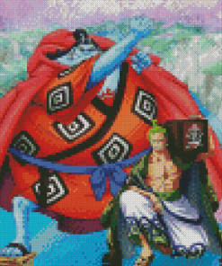 Jinbe With Roronoa Zoro Diamond Painting