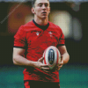 Josh Adams Welsh Rugby Player Diamond Painting