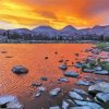 June Lake California Sunset Diamond Painting