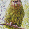 Kakapo Bird On Stick Diamond Painting