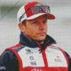 Kimi Raikkonen Finnish Driver Diamond Painting