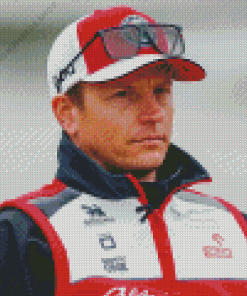 Kimi Raikkonen Finnish Driver Diamond Painting