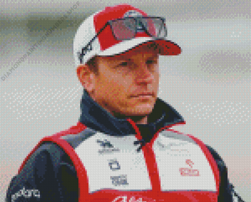 Kimi Raikkonen Finnish Driver Diamond Painting