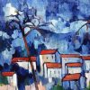 Landscape With Red Roofs De Vlaminck Diamond Painting