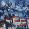 Landscape With Red Roofs De Vlaminck Diamond Painting