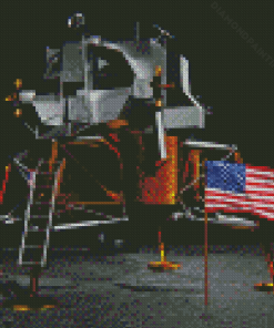 Lunar Module Diamond Painting