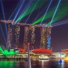 Marina Bay Sands Singapore Light Show Diamond Painting