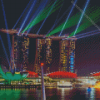 Marina Bay Sands Singapore Light Show Diamond Painting