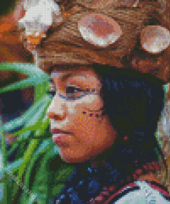 Mayan Lady Diamond Painting