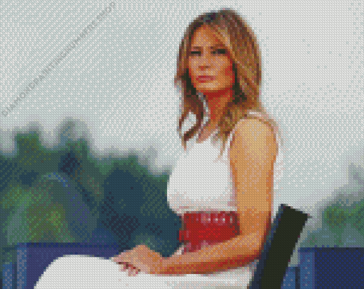 Melania Trump Businesswoman Diamond Painting