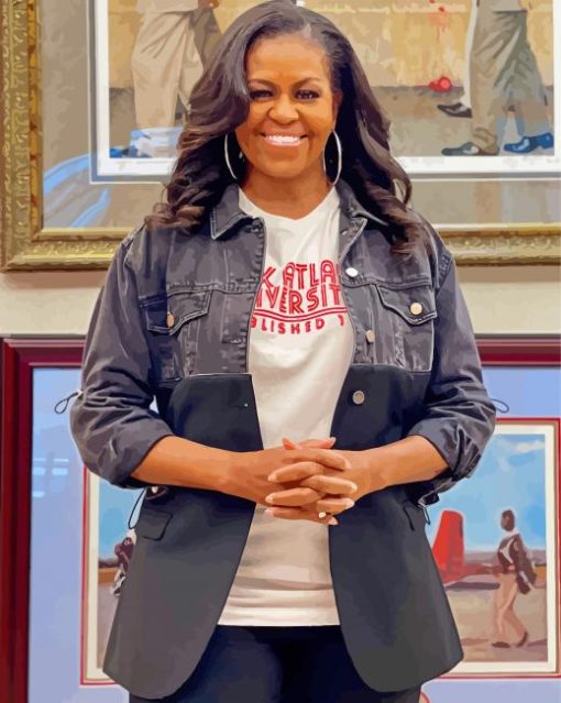 Michelle Obama Diamond Painting