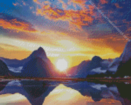 Milford Sound Nature Diamond Painting