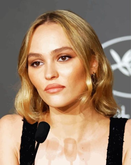 Model Lily Rose Depp Diamond Painting