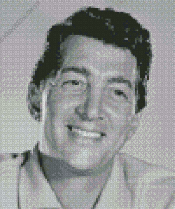 Monochrome Dean Martin Diamond Painting