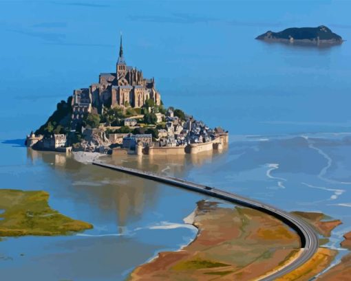 Mont St Michel Diamond Painting