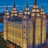 Mormon Temple Utah Diamond Painting