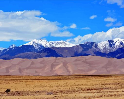 Mount Blanca Peak Diamond Painting