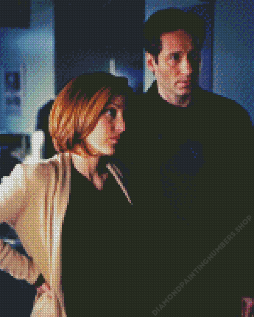 Mulder And Scully Diamond Painting