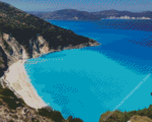 Myrtos Beach Diamond Painting